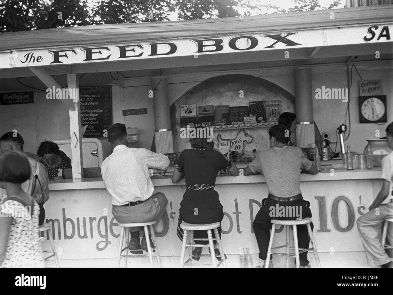 The Feed Box, Scene at Buckeye Lake Amusement Park, by Ben Shahn, near