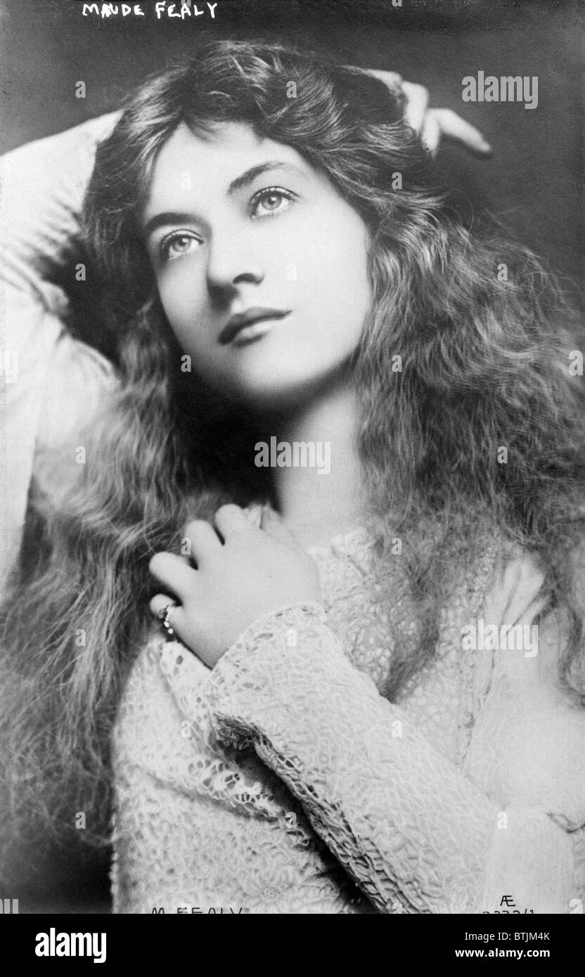 Maude Fealy (1881-1971), American actress, by Lizzie Caswall Smith, circa 1900-1910. Stock Photo