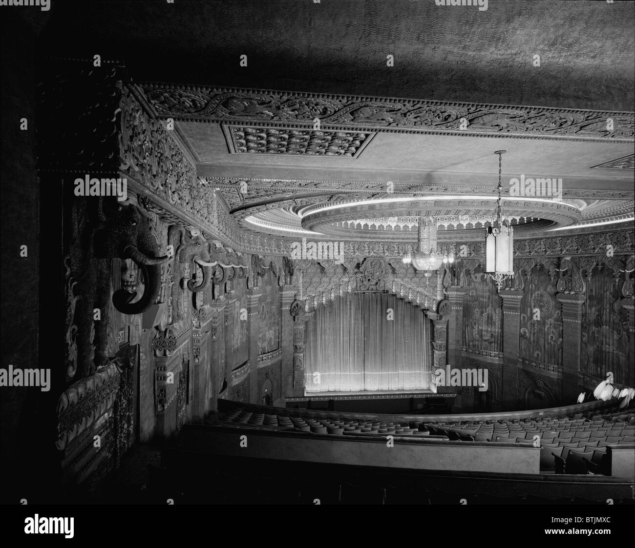 The Oriental Theatre, designed by Adrien Voisin, 828 Southeast Grand Avenue, Portland, Oregon, constructed 1927, demolished in 1970, photograph by Lyle E. Winkle, 1969. Stock Photo