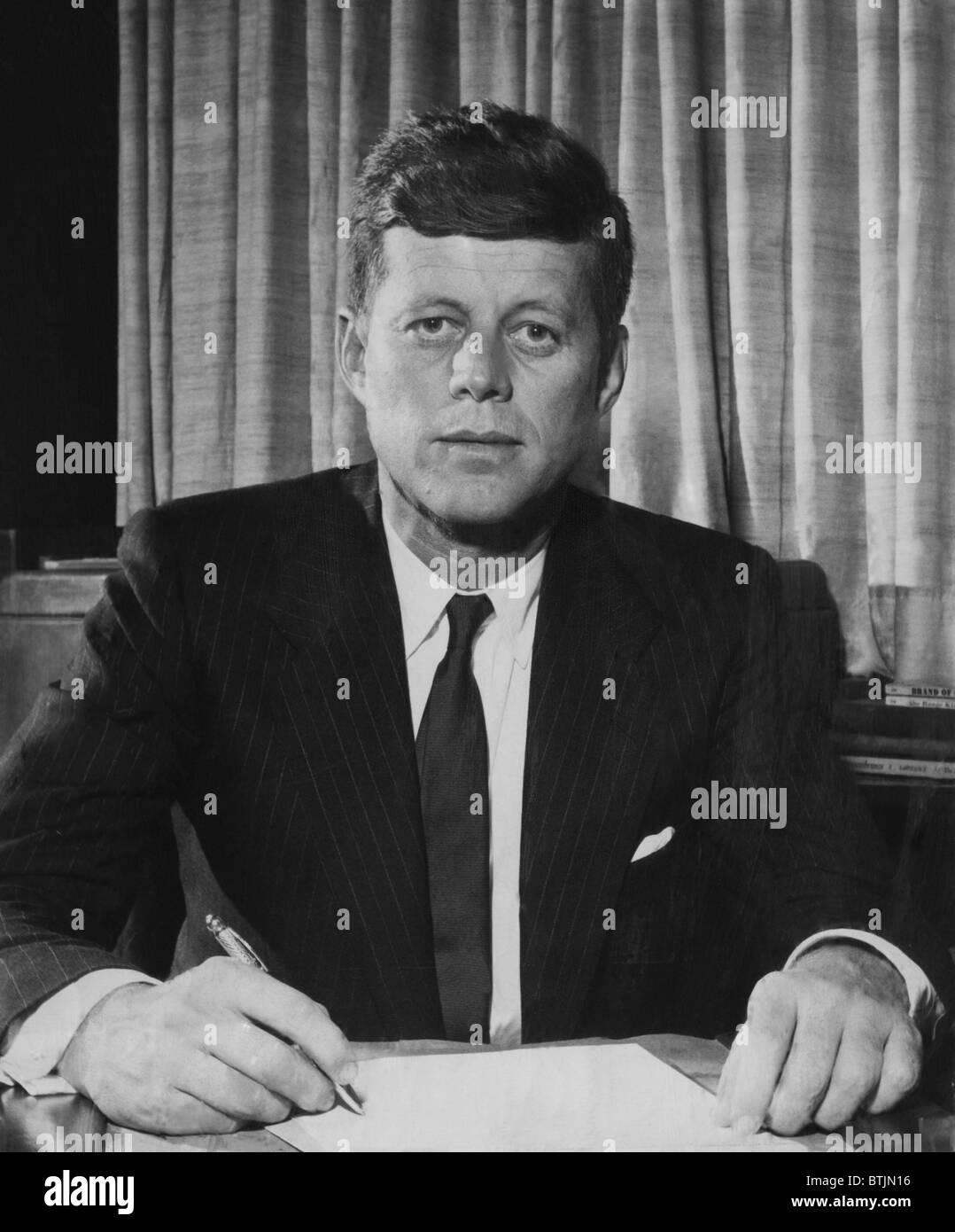 Senator John F. Kennedy, circa. 1956. CSU Archives/Courtesy Everett Collection Stock Photo