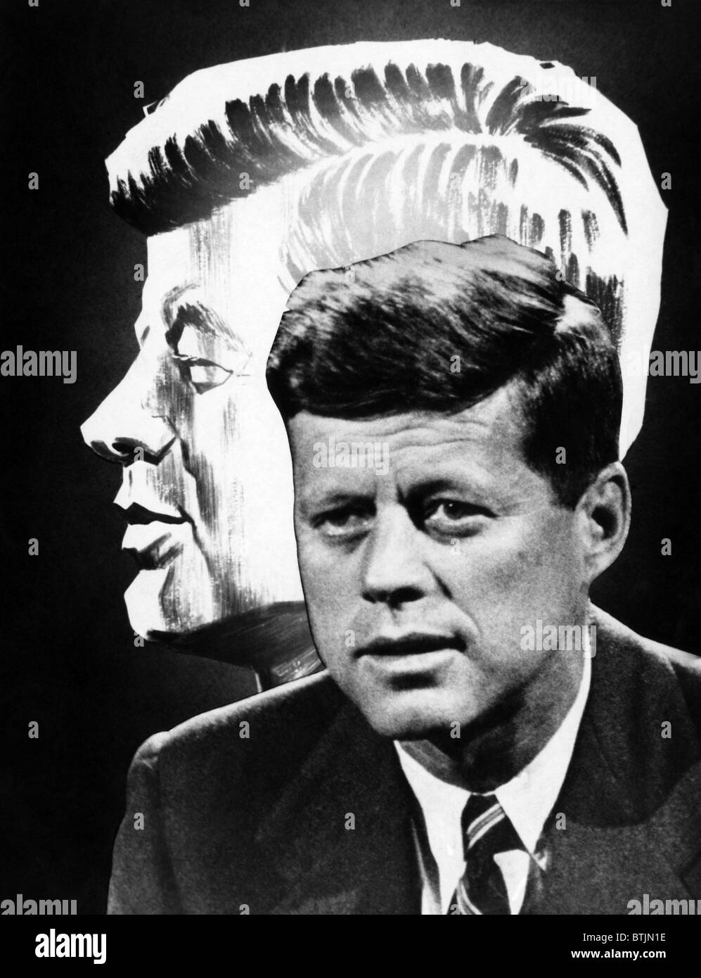 John F. Kennedy, key art for NBC special 'Profiles in Courage', circa. 1964. CSU Archives/Courtesy Everett Collection Stock Photo