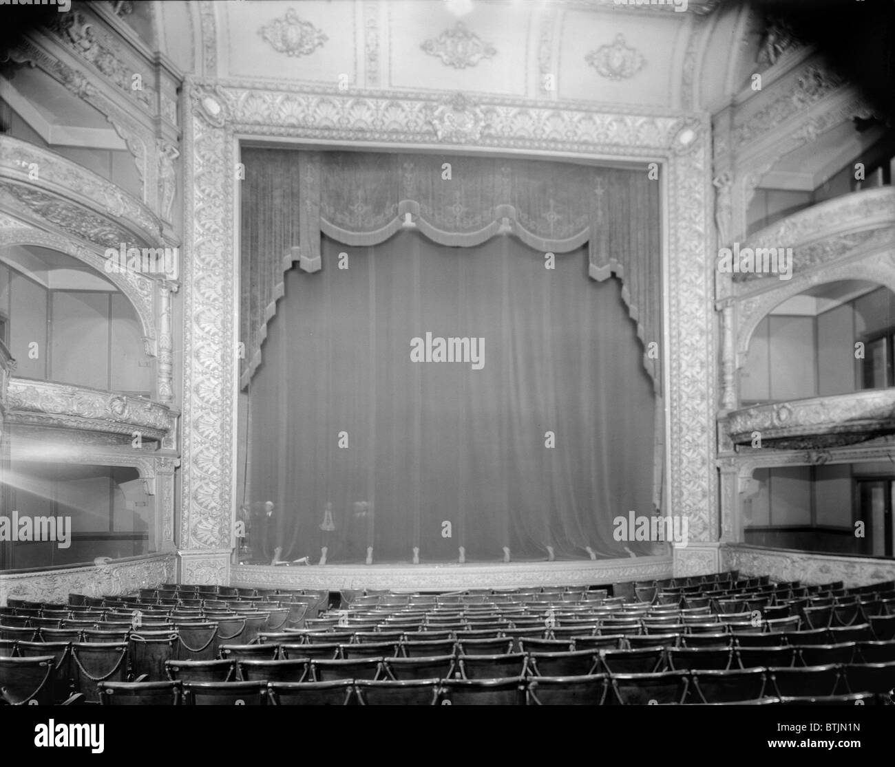 Empty auditorium seats Black and White Stock Photos & Images - Alamy