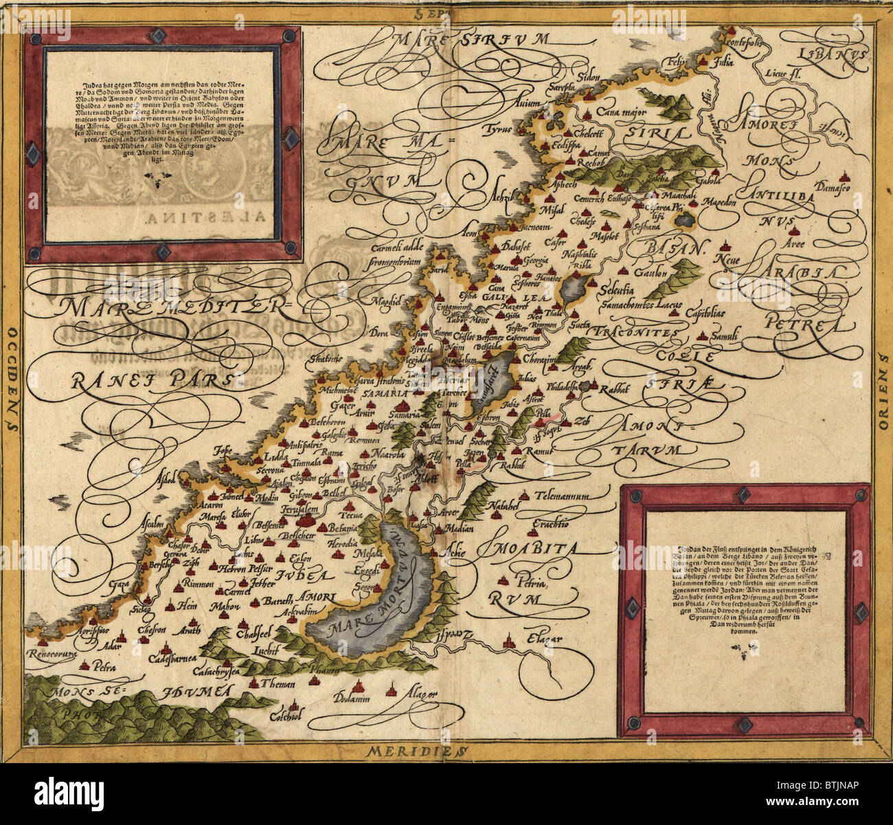 Paris France, antique woodcut map by Sebastian Münster 1561