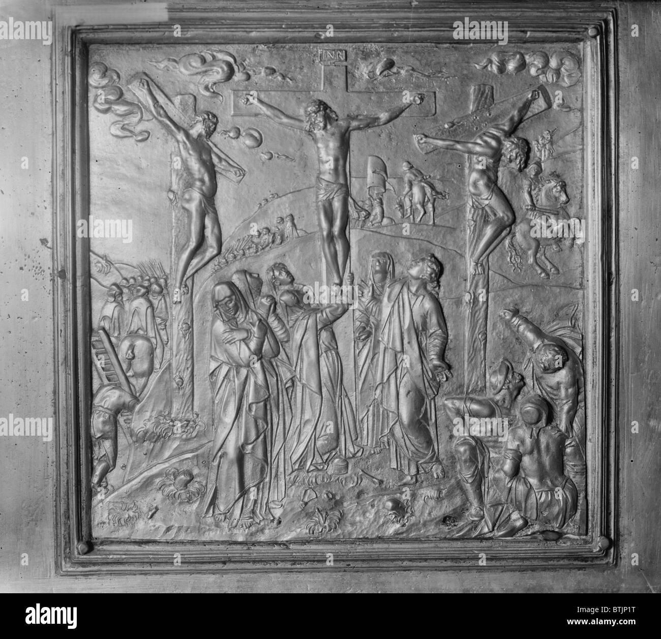 Jesus Christ, famous Florentine bronzes in Church of the Holy Sepulchre