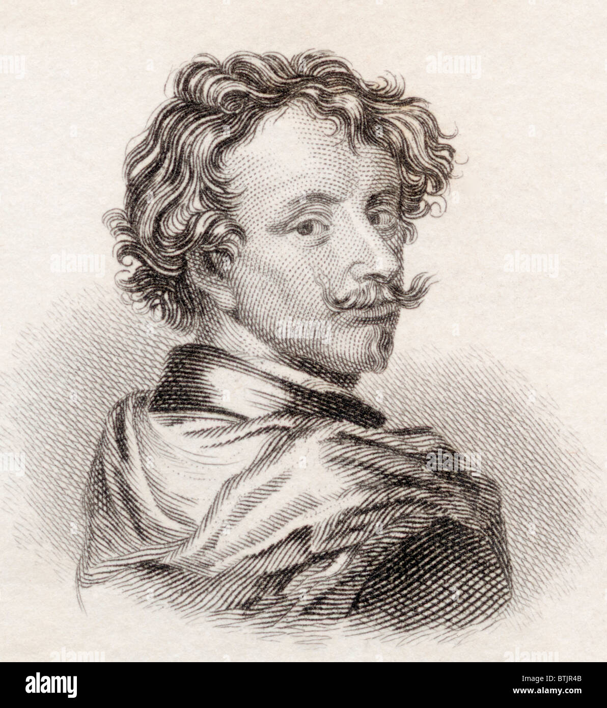 Sir Anthony van Dyck, 1599 to 1641. Flemish Baroque artist. Stock Photo