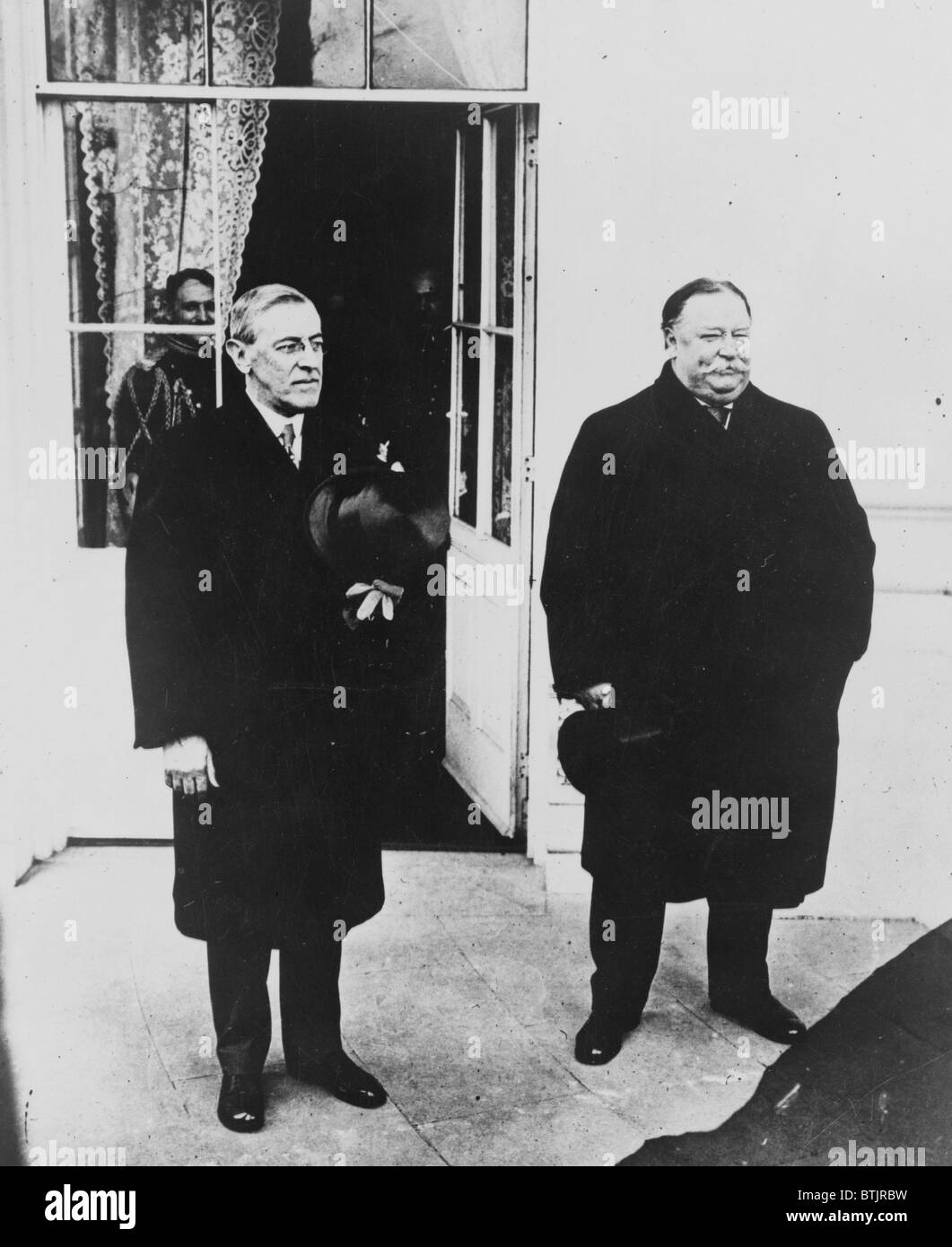 ExWilliam Howard Taft (18571930) with newly inaugurated President
