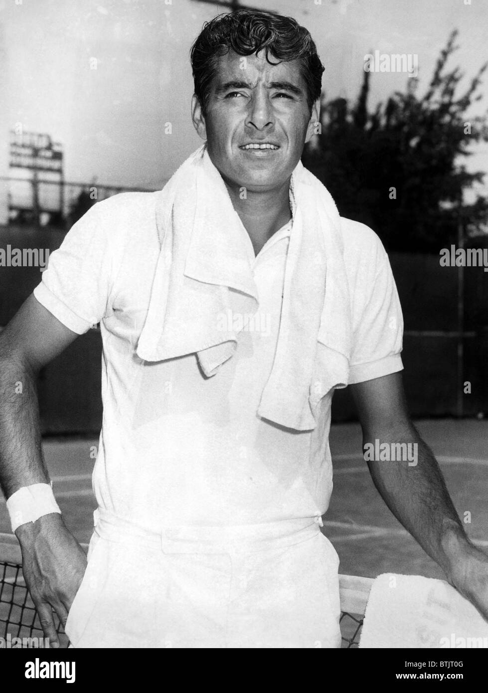 Tennis player Pancho Gonzales ca. 1962. Courtesy: CSU Archives/Everett Collection. Stock Photo