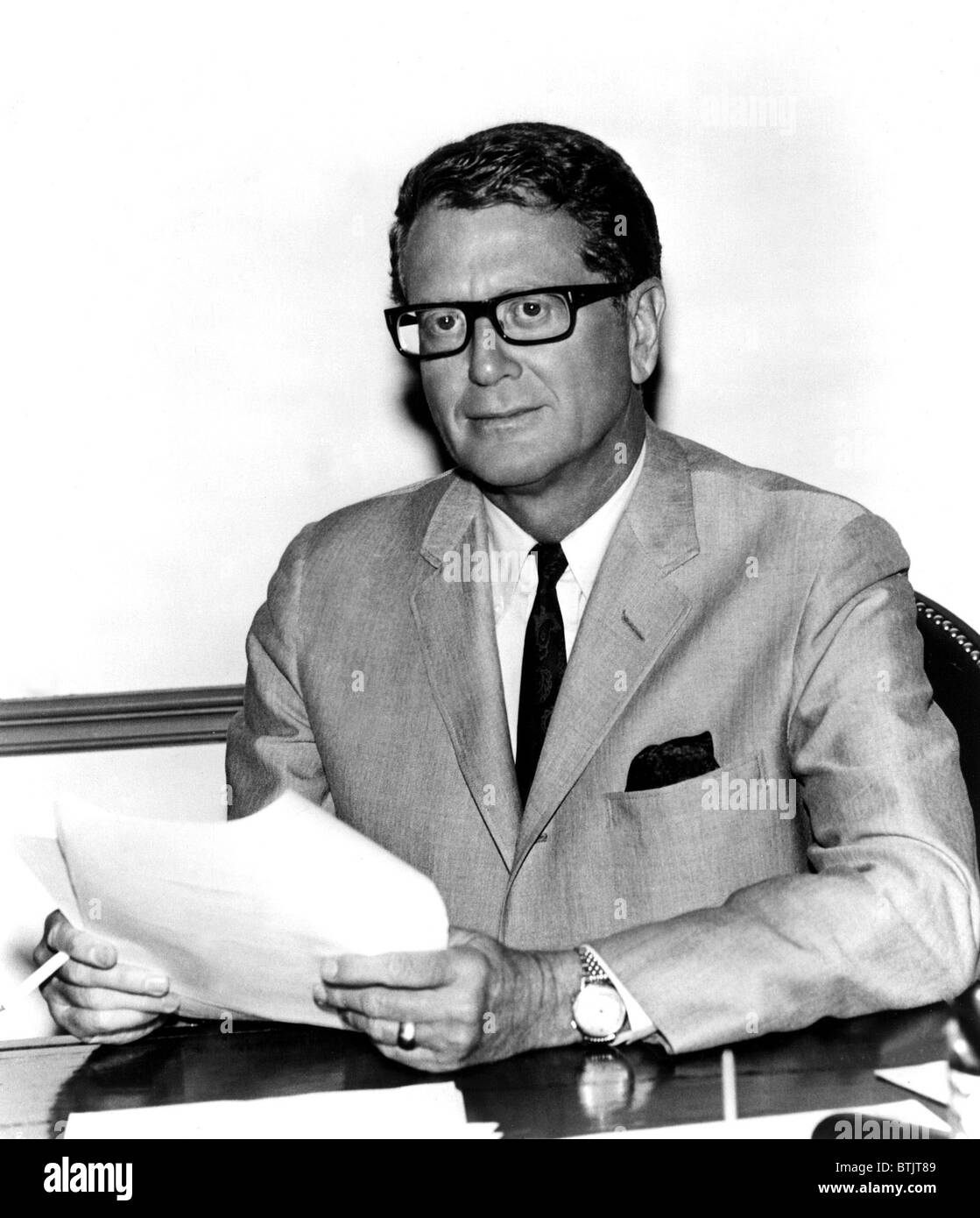 Roy Huggins in the 1960s Stock Photo