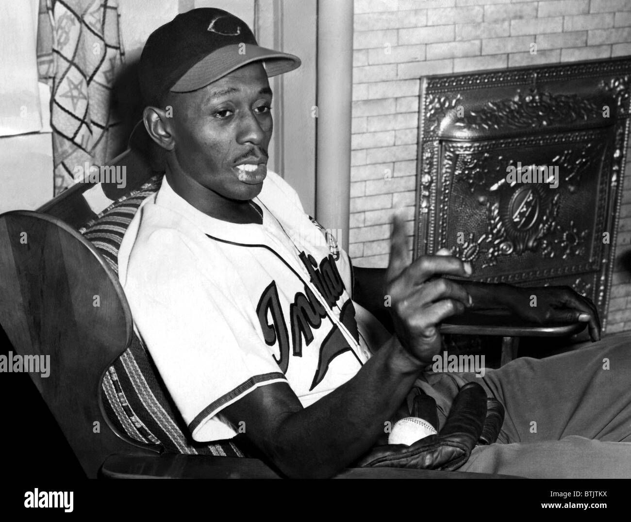 Cleveland Indians pitcher Leroy 'Satchel' Page ca. 1948. Courtesy CSU Archives/Everett Collection Stock Photo