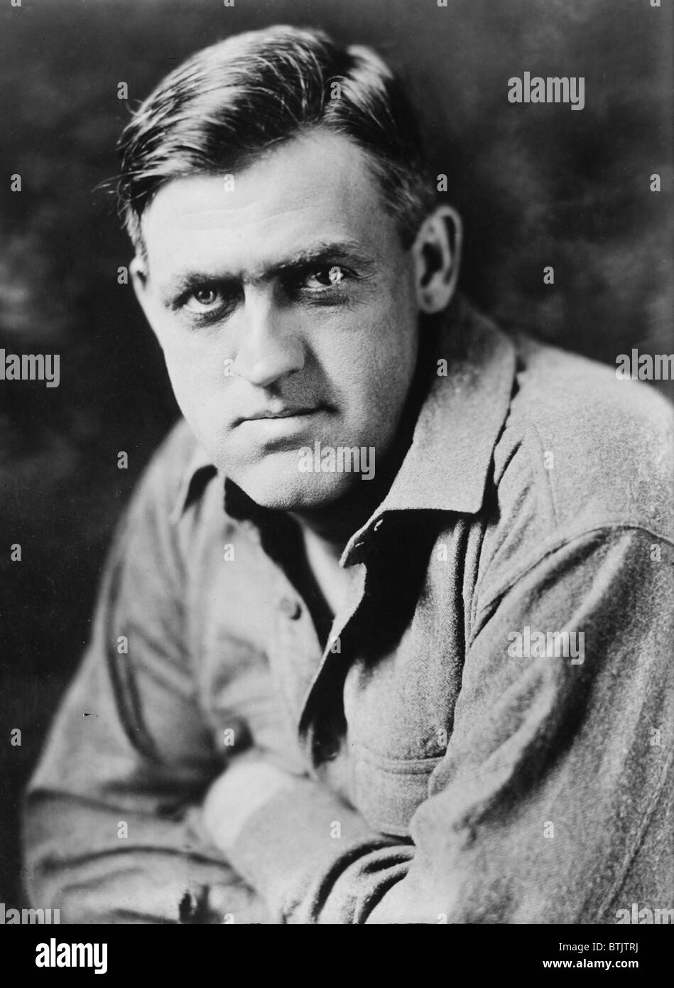 Rex Beach (1877-1949) novelist and playwright, whose 1906 novel,'The Spoilers,' was made into a movie five times. Stock Photo