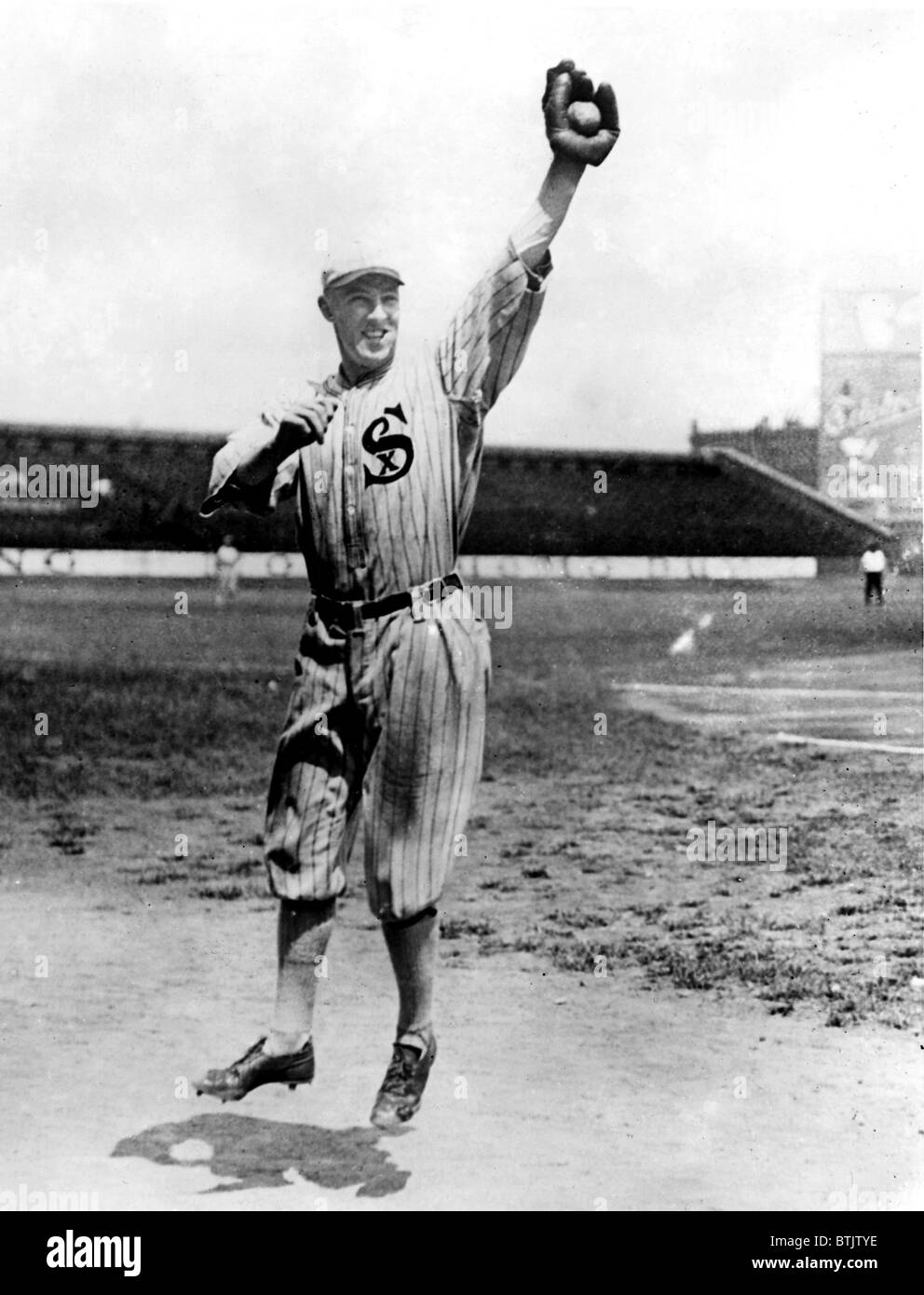 SWEDE RISBERG, (Charles), scandal-ridden shortstop for the Chicago White Sox, from 1917-1920. Stock Photo