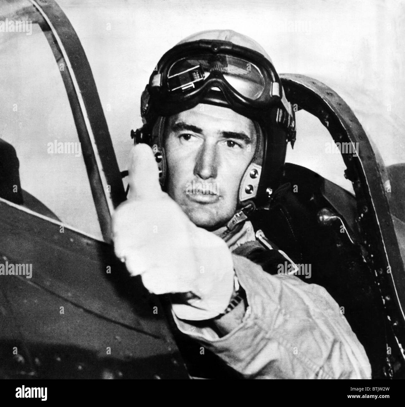 Ted Williams (1918-2002), American baseball player and Marine Corps pilot, circa 1952. CSU Archives Courtesy Everett Collection Stock Photo