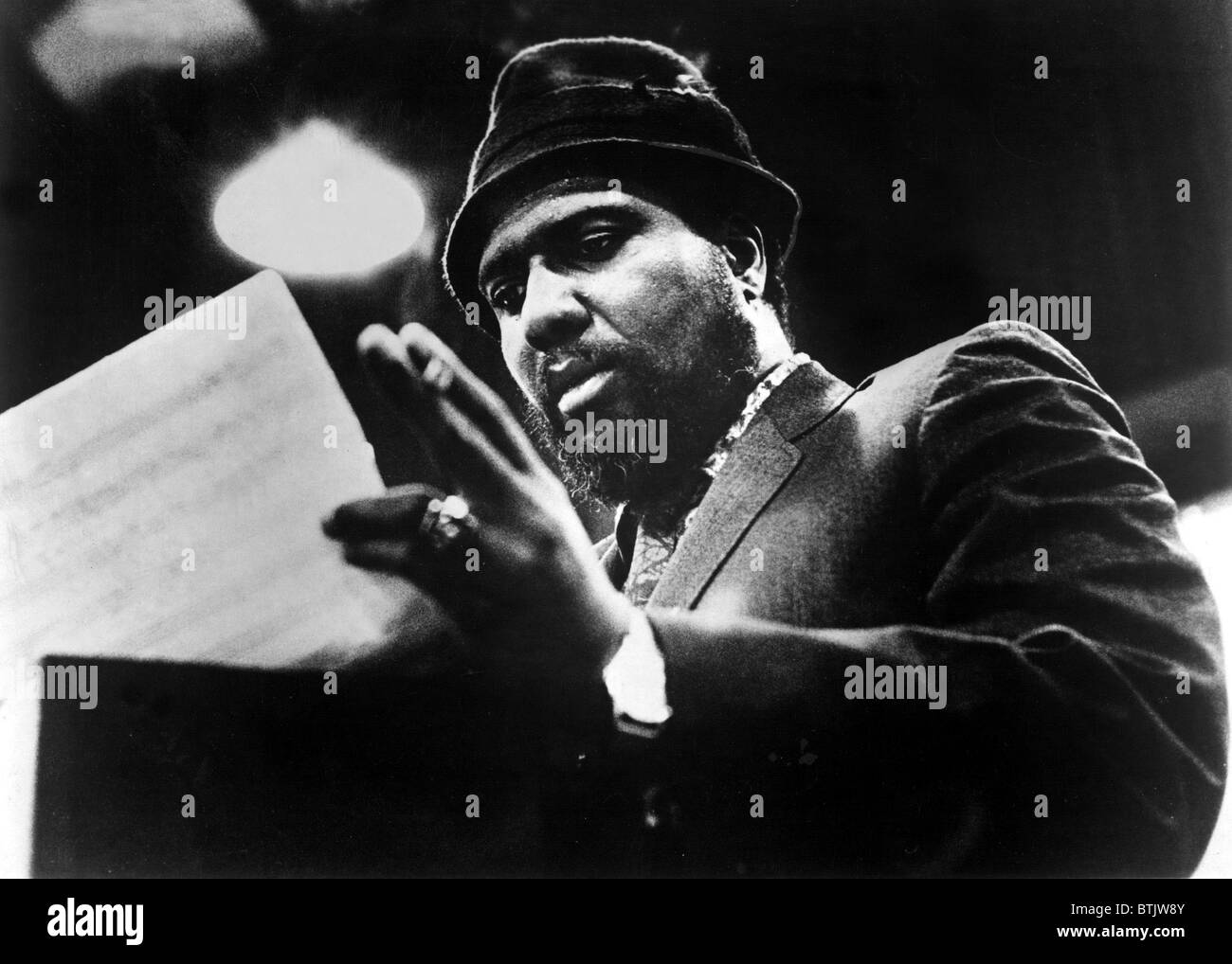 Thelonius Monk (1917-1982)  Jazz pianist, photo: 1968 Stock Photo
