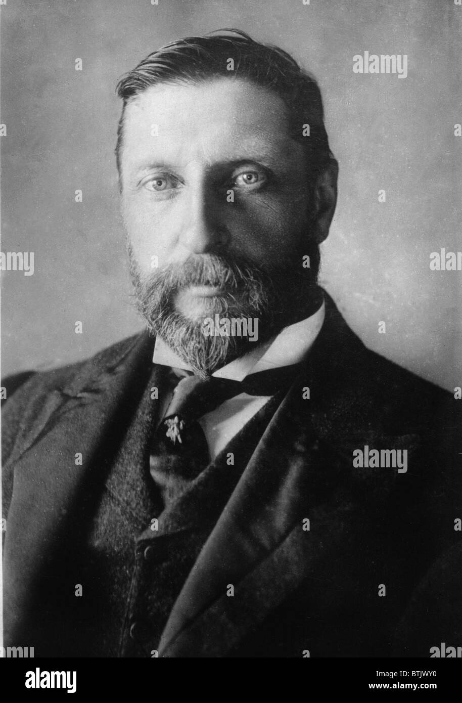 H. Rider Haggard (1856-1925) English novelist of adventure stories, best known for 'King Solomon's Mines' and 'She'. Ca. 1920 Stock Photo