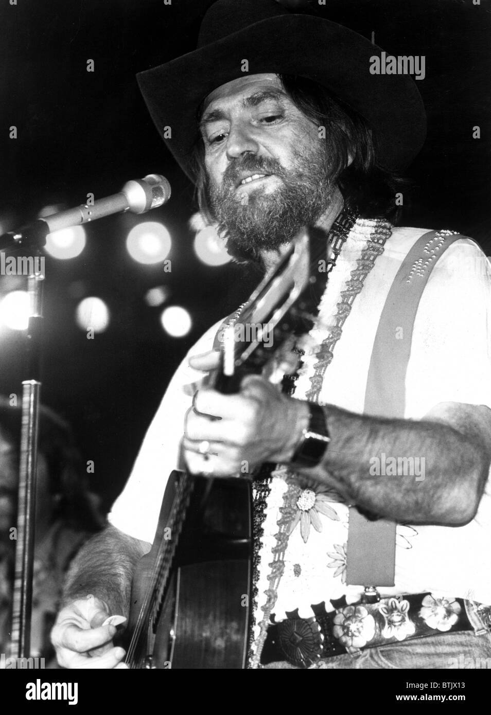 Willie nelson 1970s Black and White Stock Photos & Images - Alamy