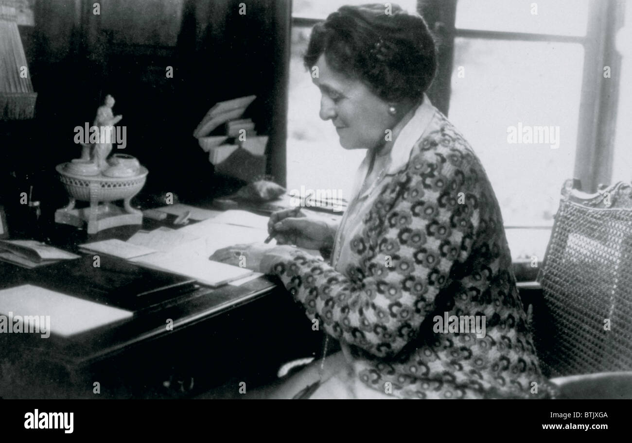 Edith Wharton, c. 1901 Stock Photo