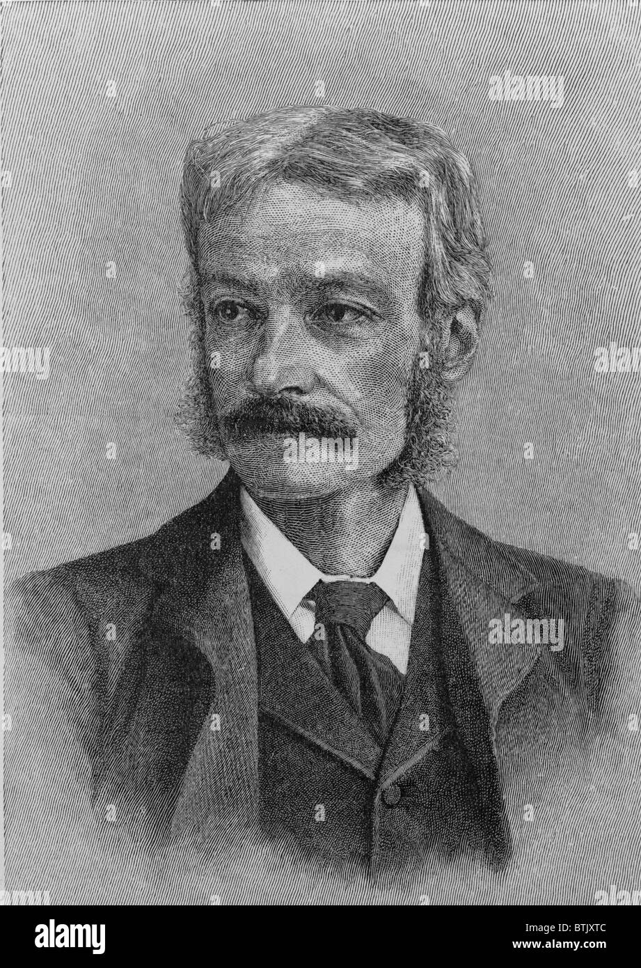 Andrew Lang (1844-1912), Scottish poet and novelist best known for his collections of fairy tales. He translated Homer and advanced classical studies. Stock Photo