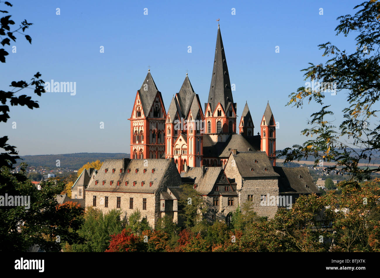 Saint George's Cathedral in Limburg an der Lahn, Germany, Europe Stock Photo