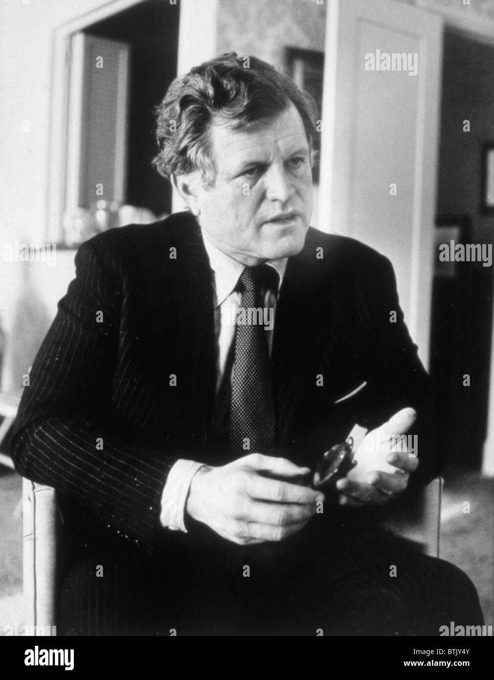 Senator Ted Kennedy, ca. 1980. Stock Photo