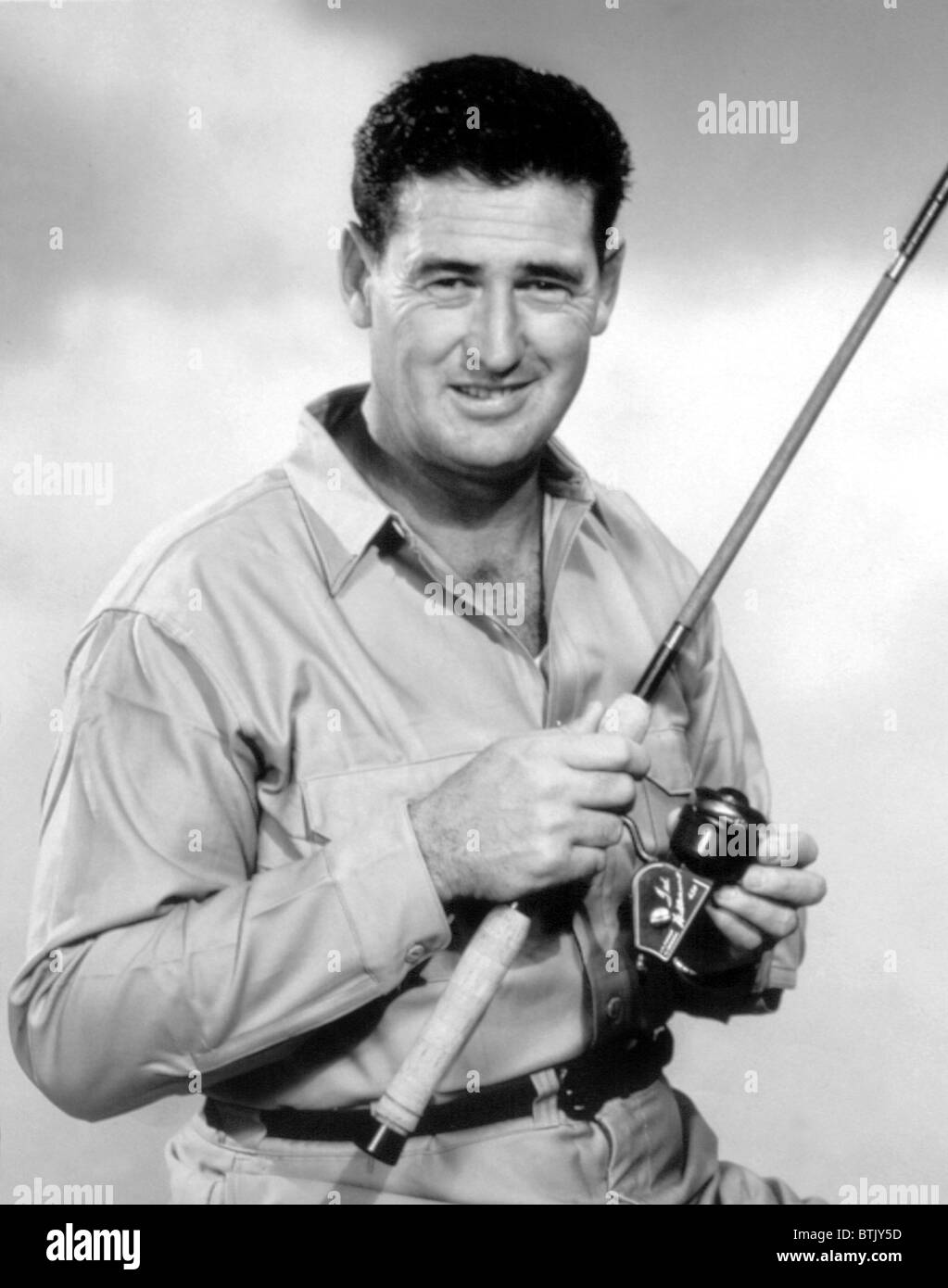 Ted Williams, with his Signature Fishing Gear, 1962 Stock Photo