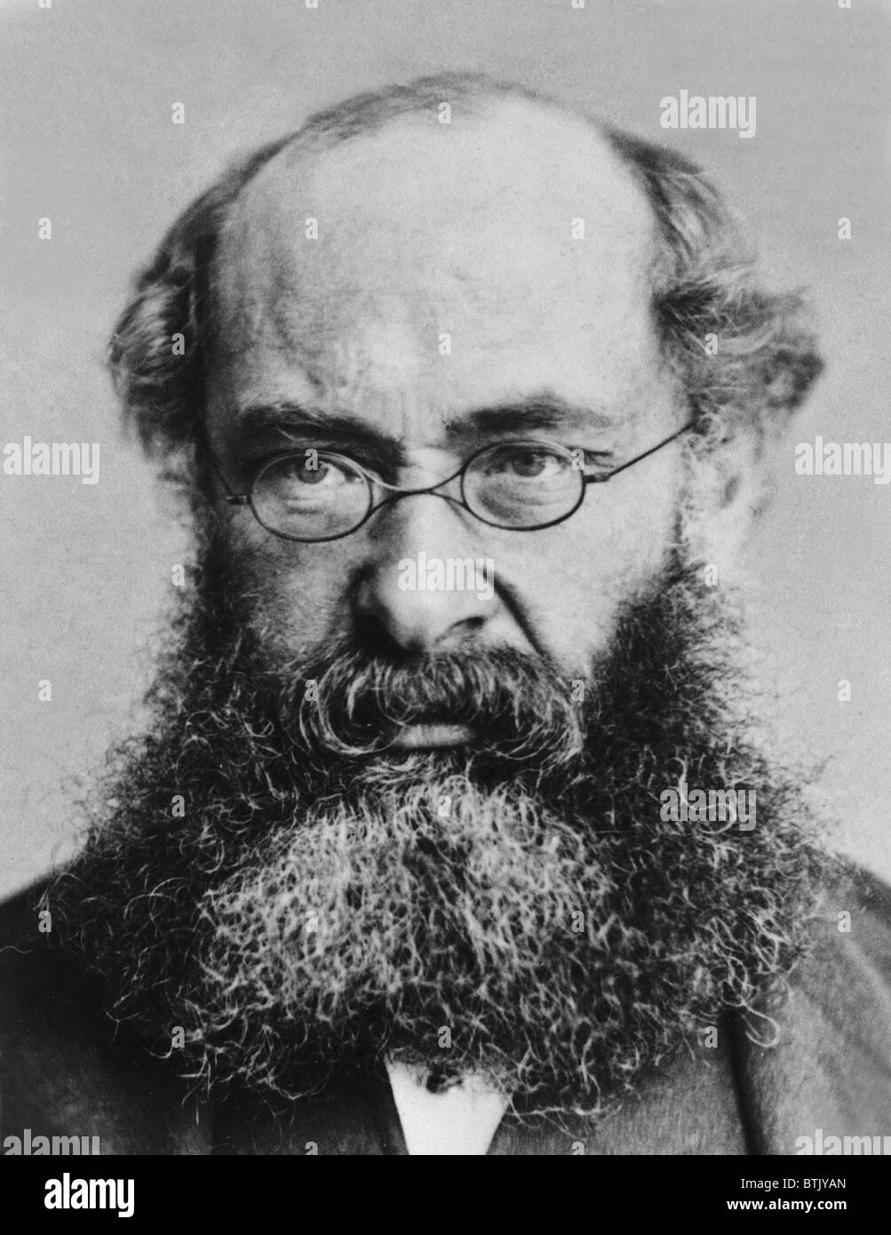 Anthony Trollope (1815-1882) English novelist wrote with psychological and social insight about politics, marriage, love and money in the Victoria era. Stock Photo