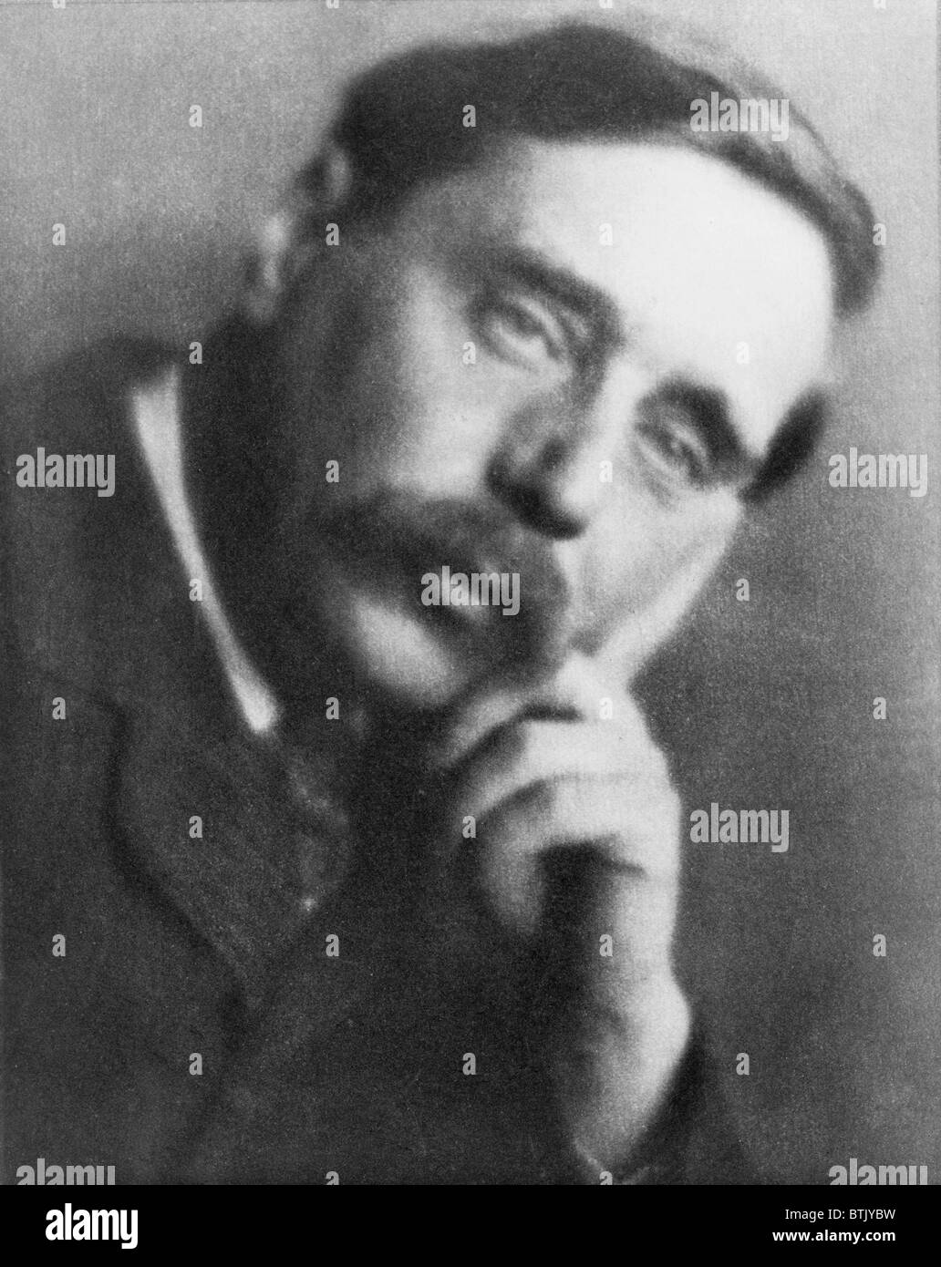 H.G. Wells, (1866-1946) English master of science fiction, wrote several classics before 1900:  'The Time Machine,' 'The War of Stock Photo