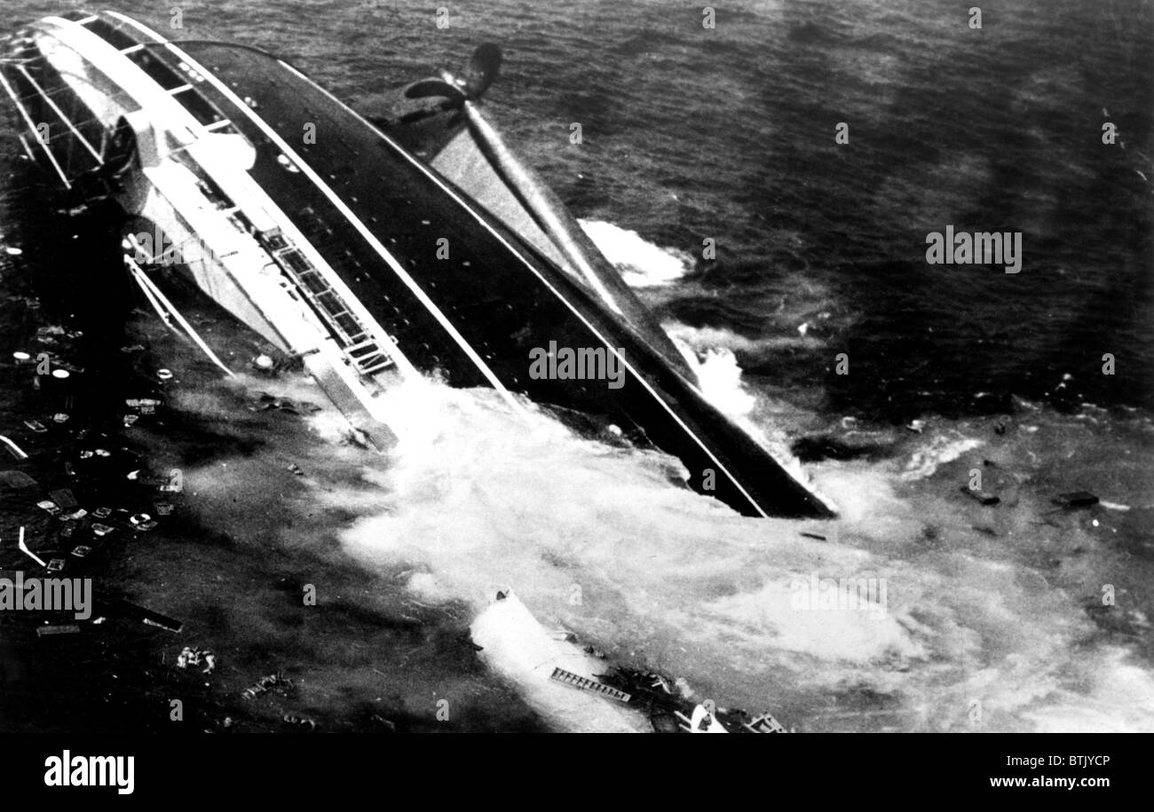Andrea Doria The Italian Ocean Liner Is Sinking In The