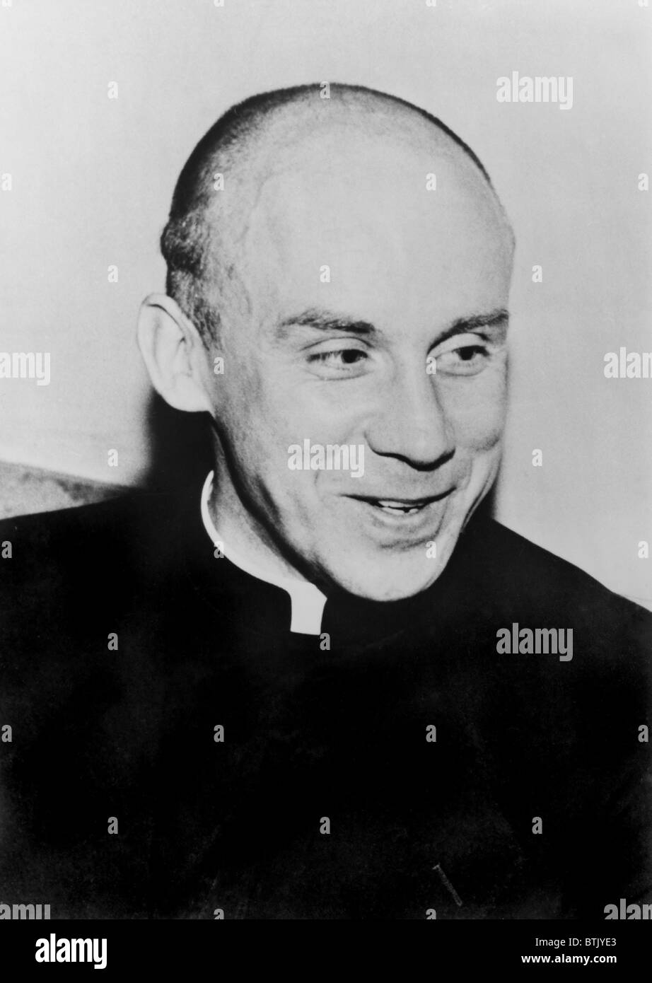 Thomas Merton (1915-1968), French American Catholic monk and author on religious and spiritual subjects. Stock Photo