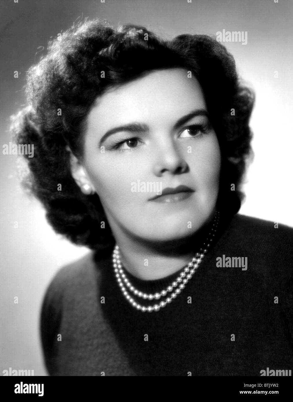 1940s Hairstyles Black And White Stock Photos Images Alamy