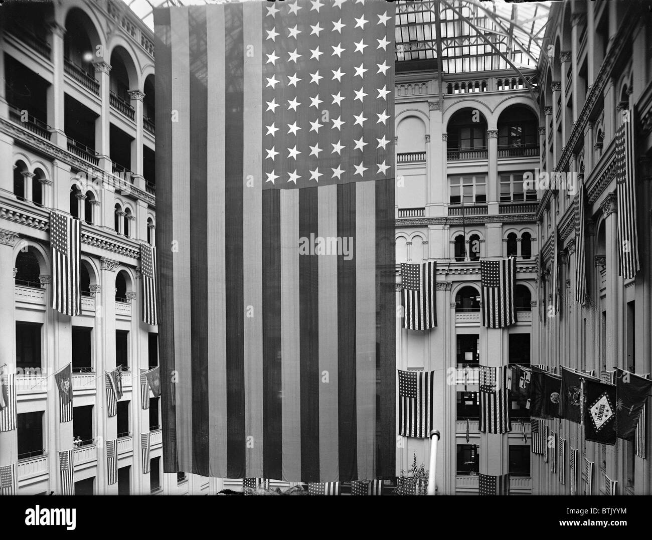 American flag Black and White Stock Photos & Images Alamy