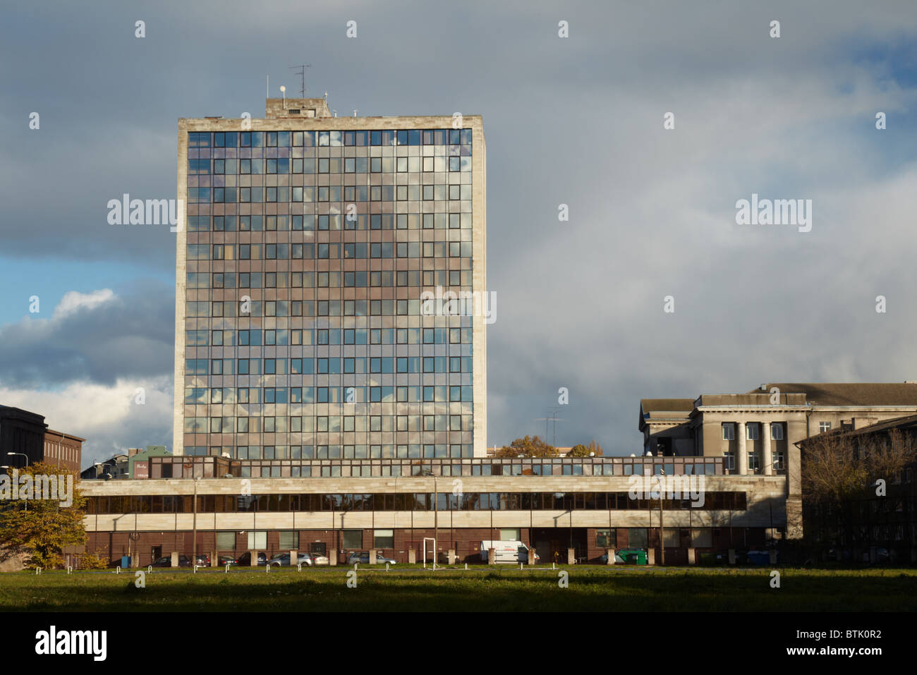 Building of the Ministry of Finance of the Republic of Estonia, Tallinn Stock Photo
