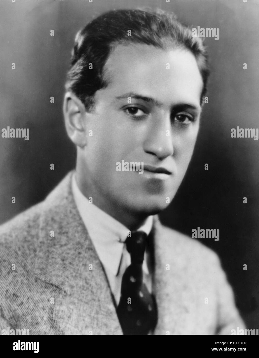George Gershwin (1898-1937) American composer for musical theater and symphony orchestra. 1930. Stock Photo