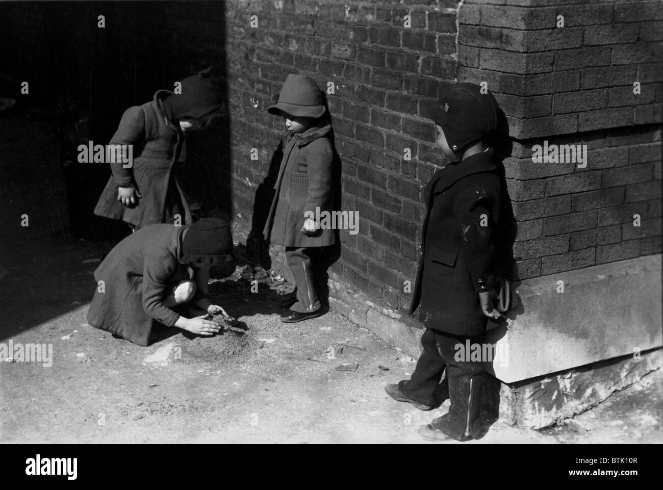 Children play in Chicago, original title 'Where the Negro and white