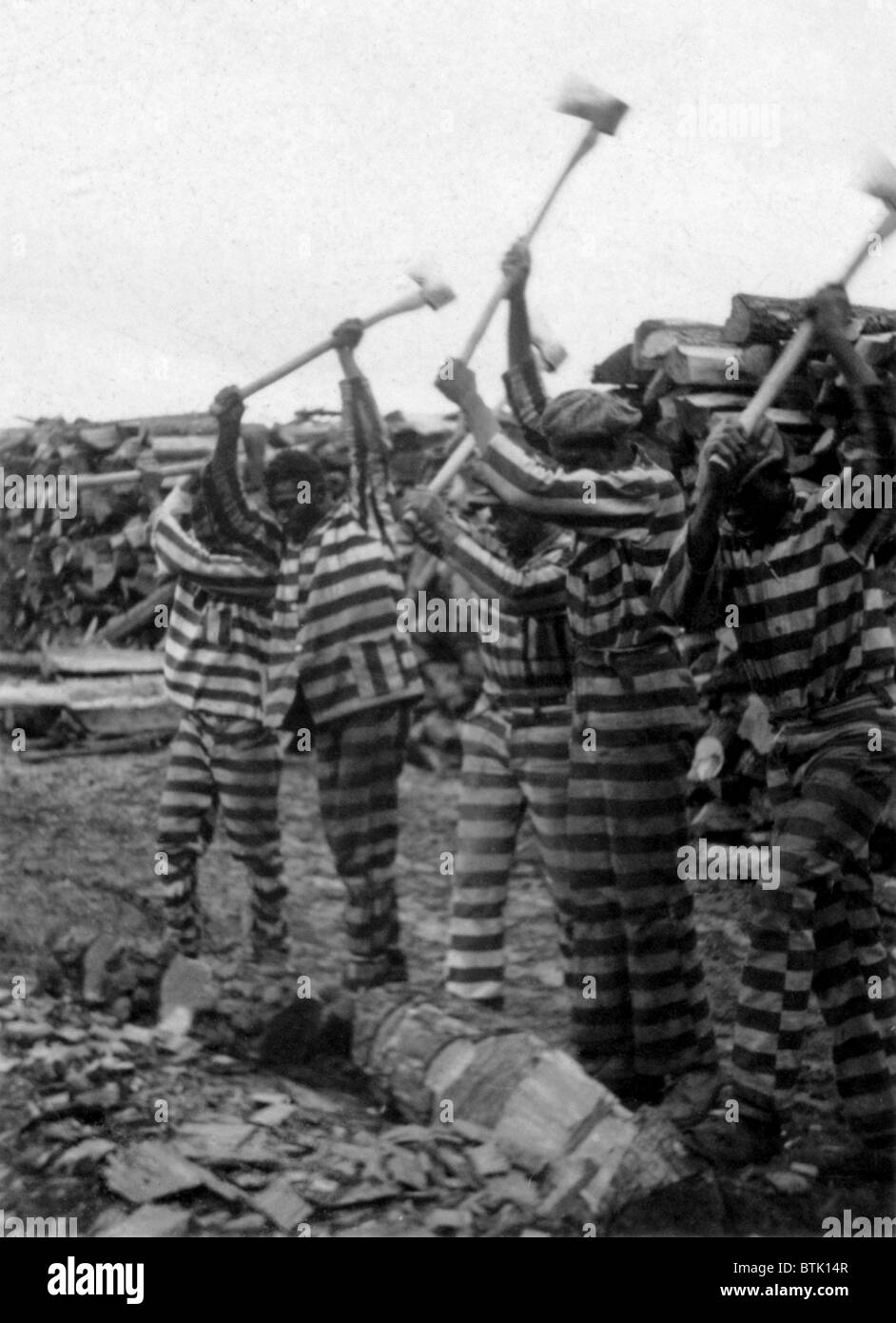 1905 Chain Gang PHOTO Black Negro Prisoners Jail Inmates Georgia Convicts Prison