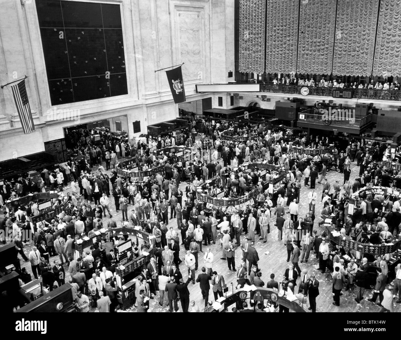 New york stock exchange history hi-res stock photography and images - Alamy