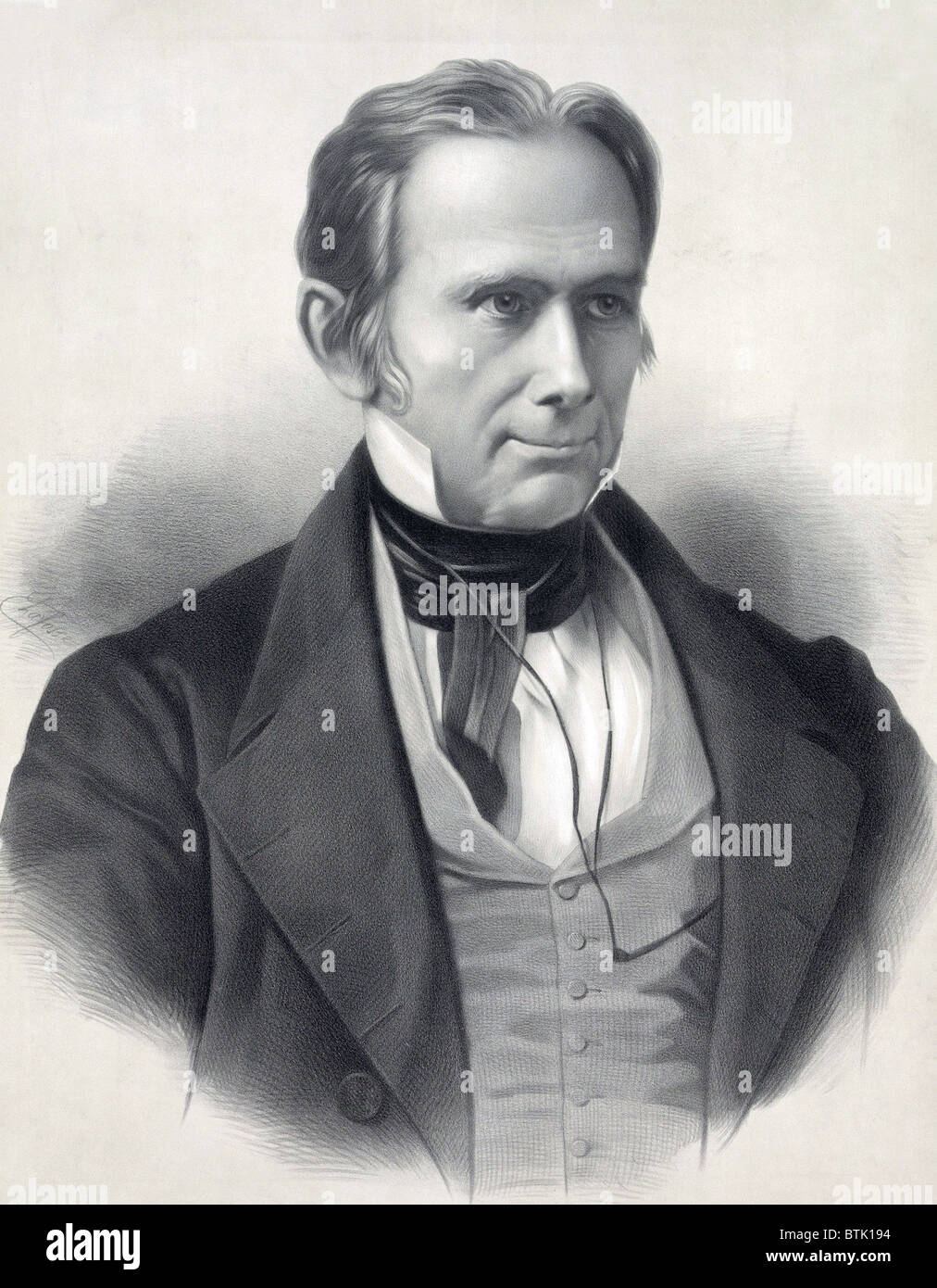 Henry Clay (17771852). Commemorative portrait of the great American