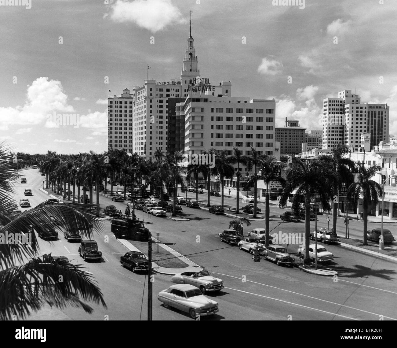 EV1978 - Miami, Florida, circa 1951 Stock Photo