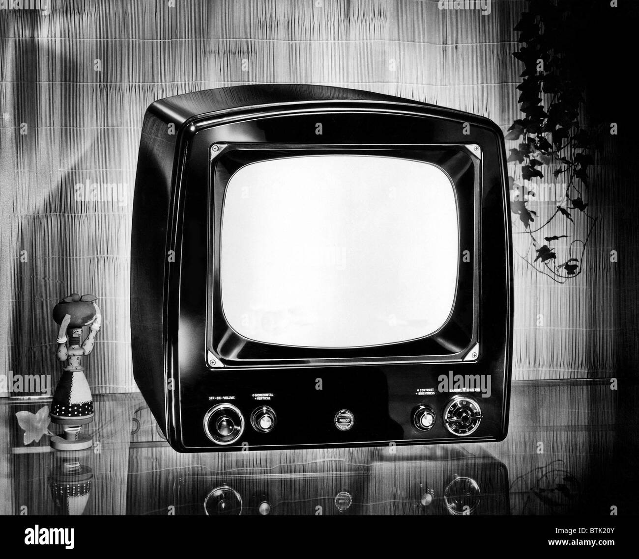 EV1906 - Philco brand portable television, circa 1952 Stock Photo