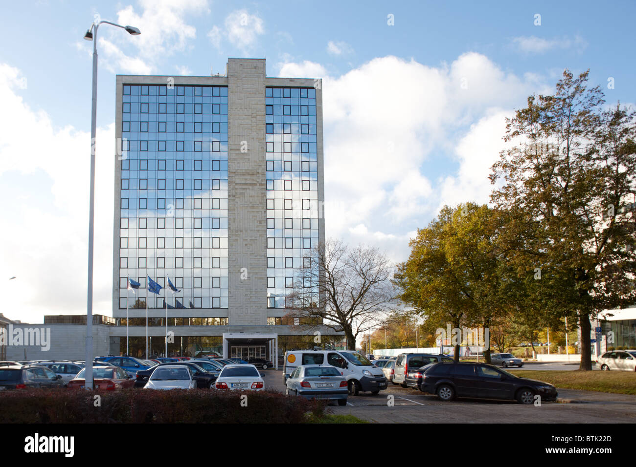 Building of the Ministry of Finance of the Republic of Estonia, Tallinn Stock Photo