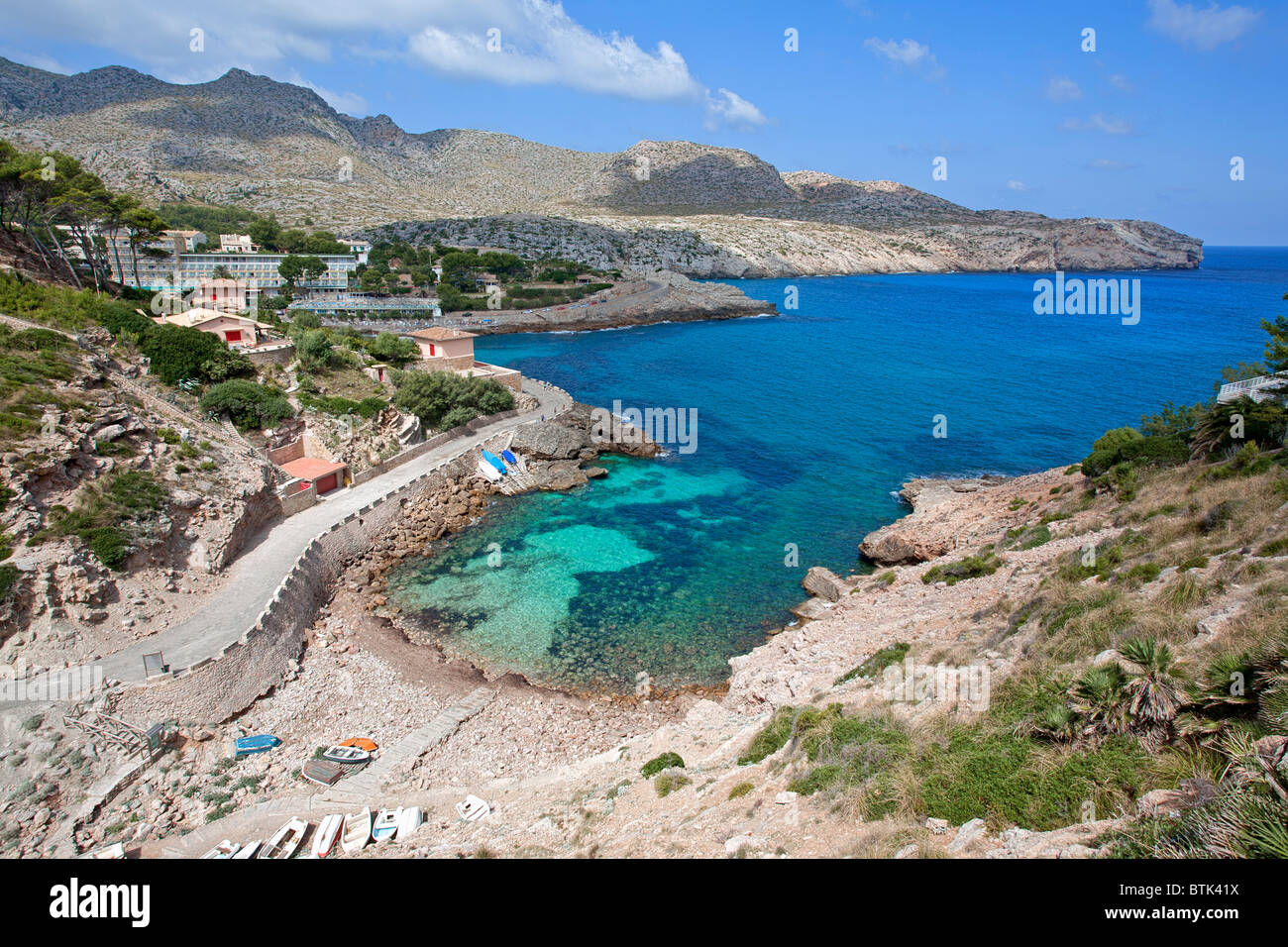 Cala Carbo. Cala Sant Vicenç. Mallorca Island. Spain Stock Photo Alamy
