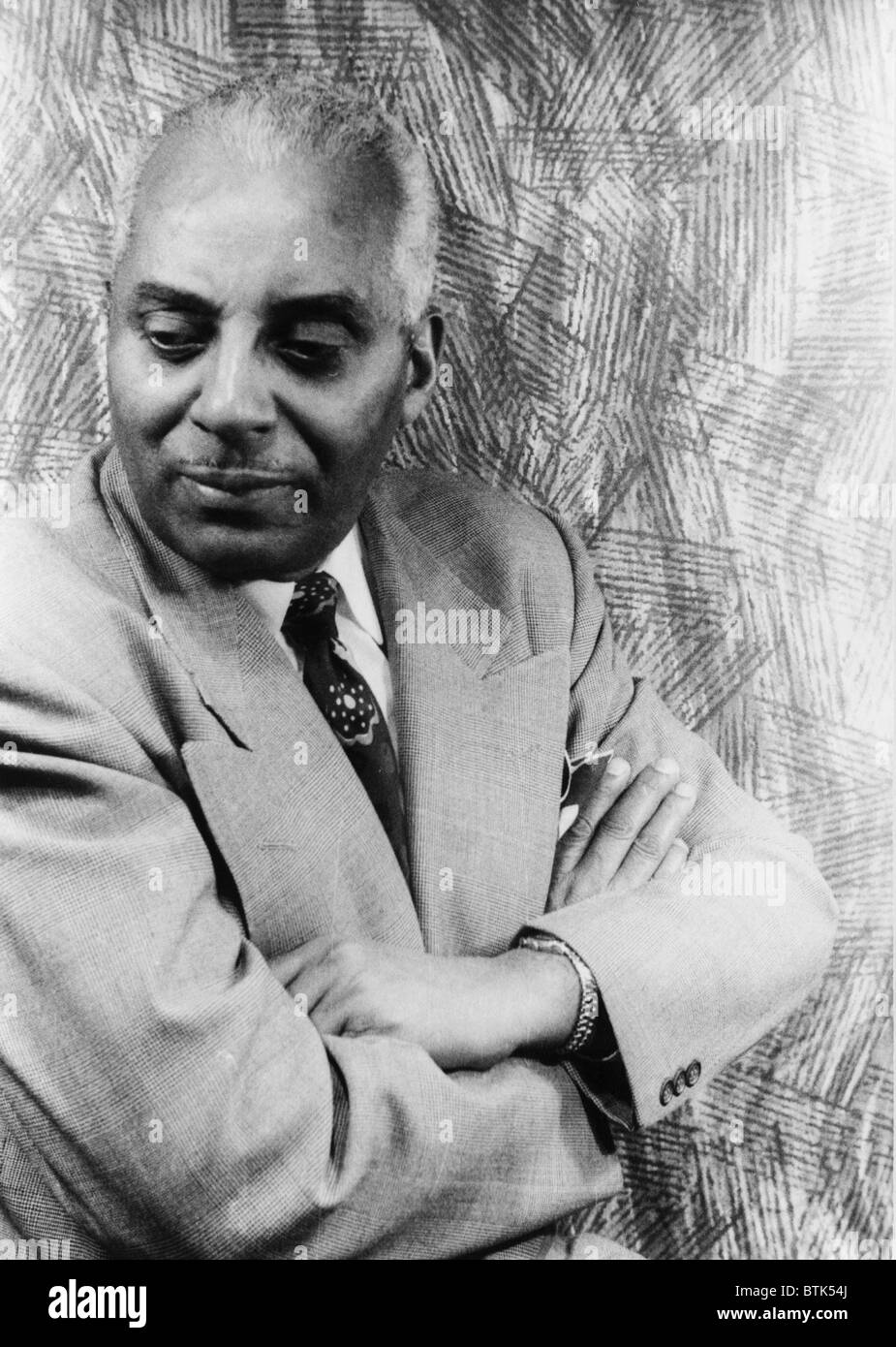 Noble Sissle (1889-1975), American jazz composer, lyricist, bandleader, singer and playwright. With Eubie Blake, he wrote songs Stock Photo