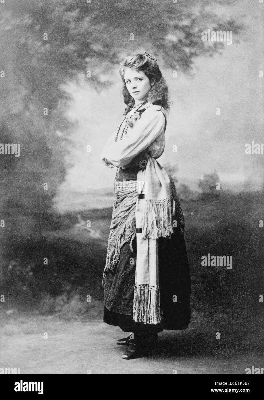 Maude Adams (1872-1953), American actress in costume as Babbie, from ...
