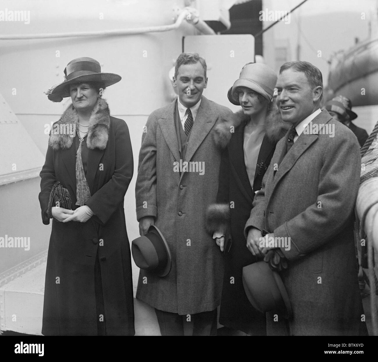 John D. Rockefeller Jr. and his wife Abby at Jenny Lake, 1931