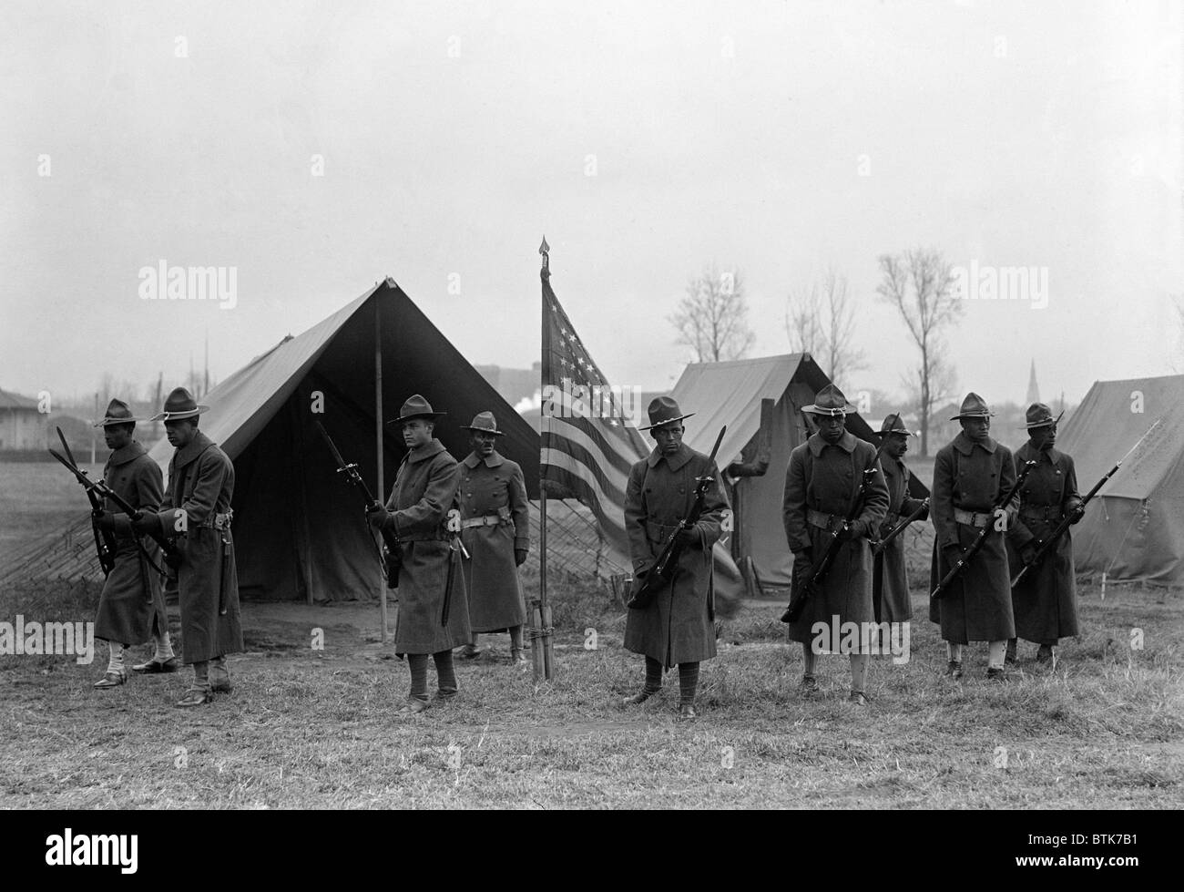 U.S. Army, African American soldiers, ca. 1917 Stock Photo - Alamy