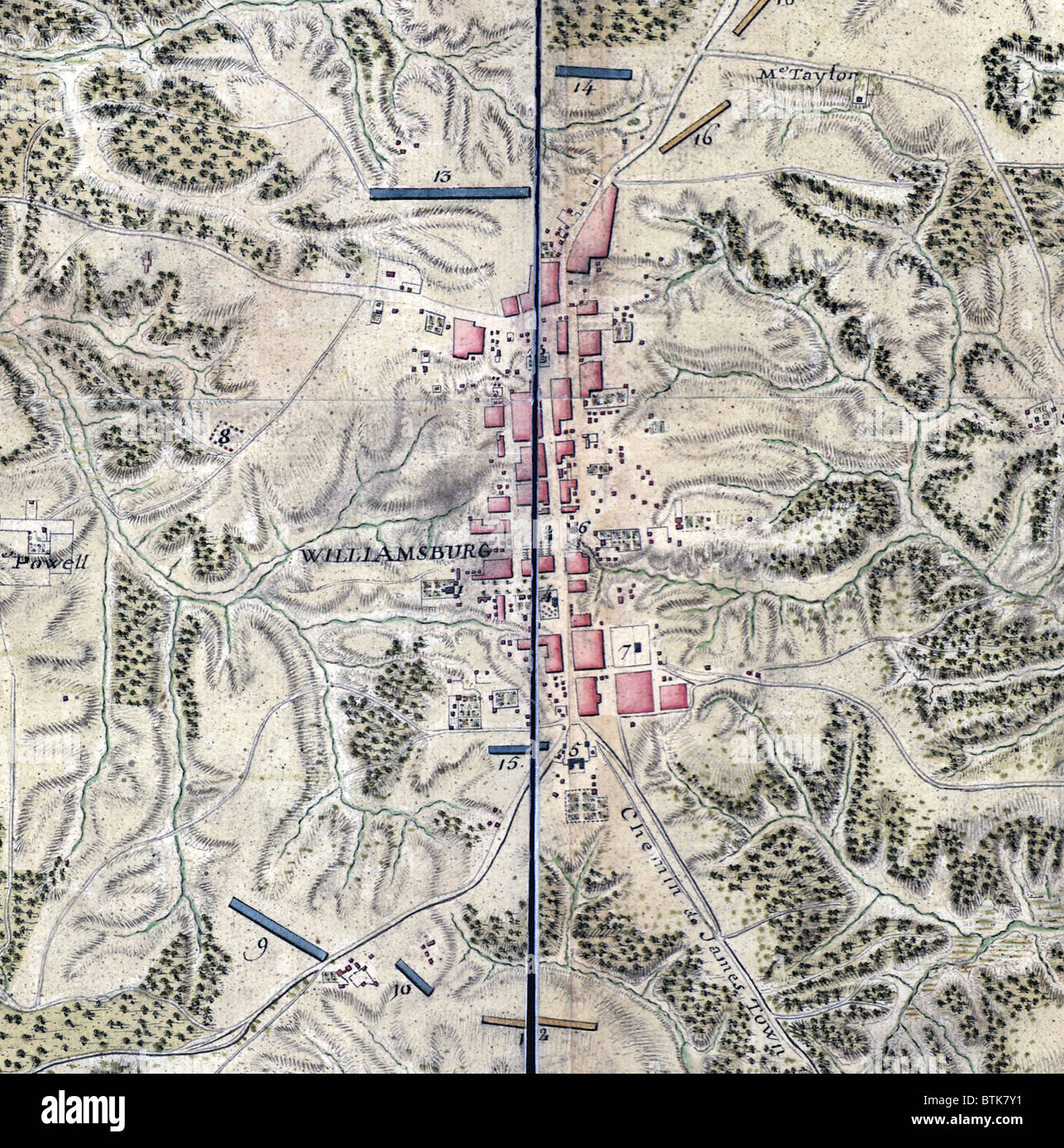 College Of William And Mary Campus Map Map