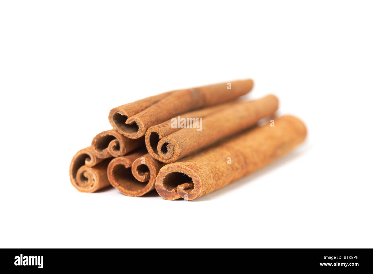 stack of cinnamon with shallow DOF Stock Photo
