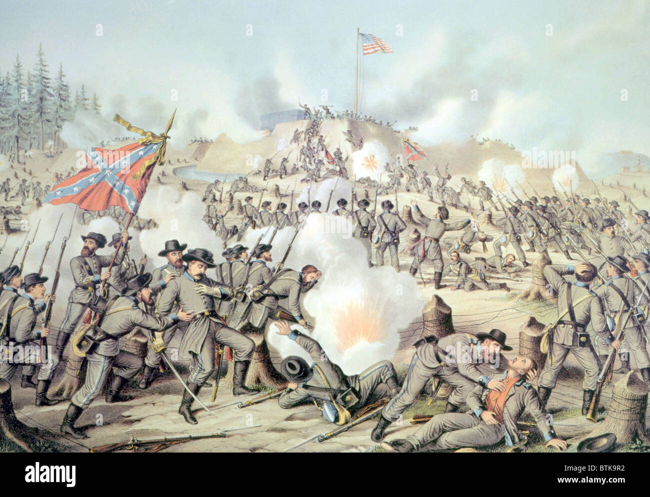 The Battle of Fort Sanders, November 29, 1863 Stock Photo Alamy