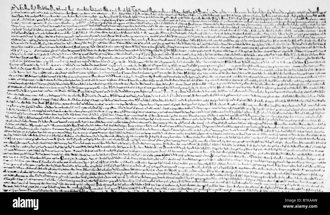 The Magna Carta, an English charter, served as an early influence ...