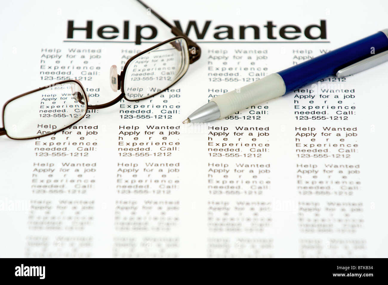 Need help sign looking job hi-res stock photography and images - Alamy