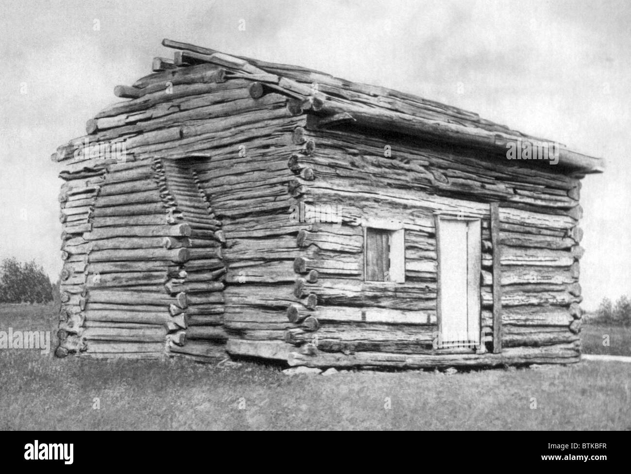 Birthplace of Abraham Lincoln in Hardin County, Kentucky Stock Photo